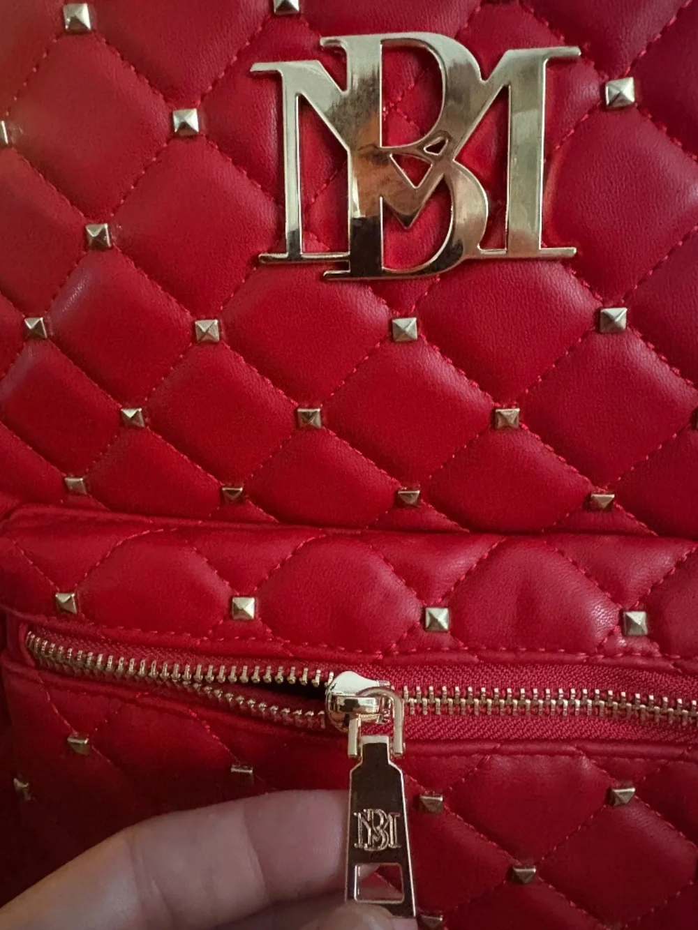 NWT Quilted/Studded Backpack